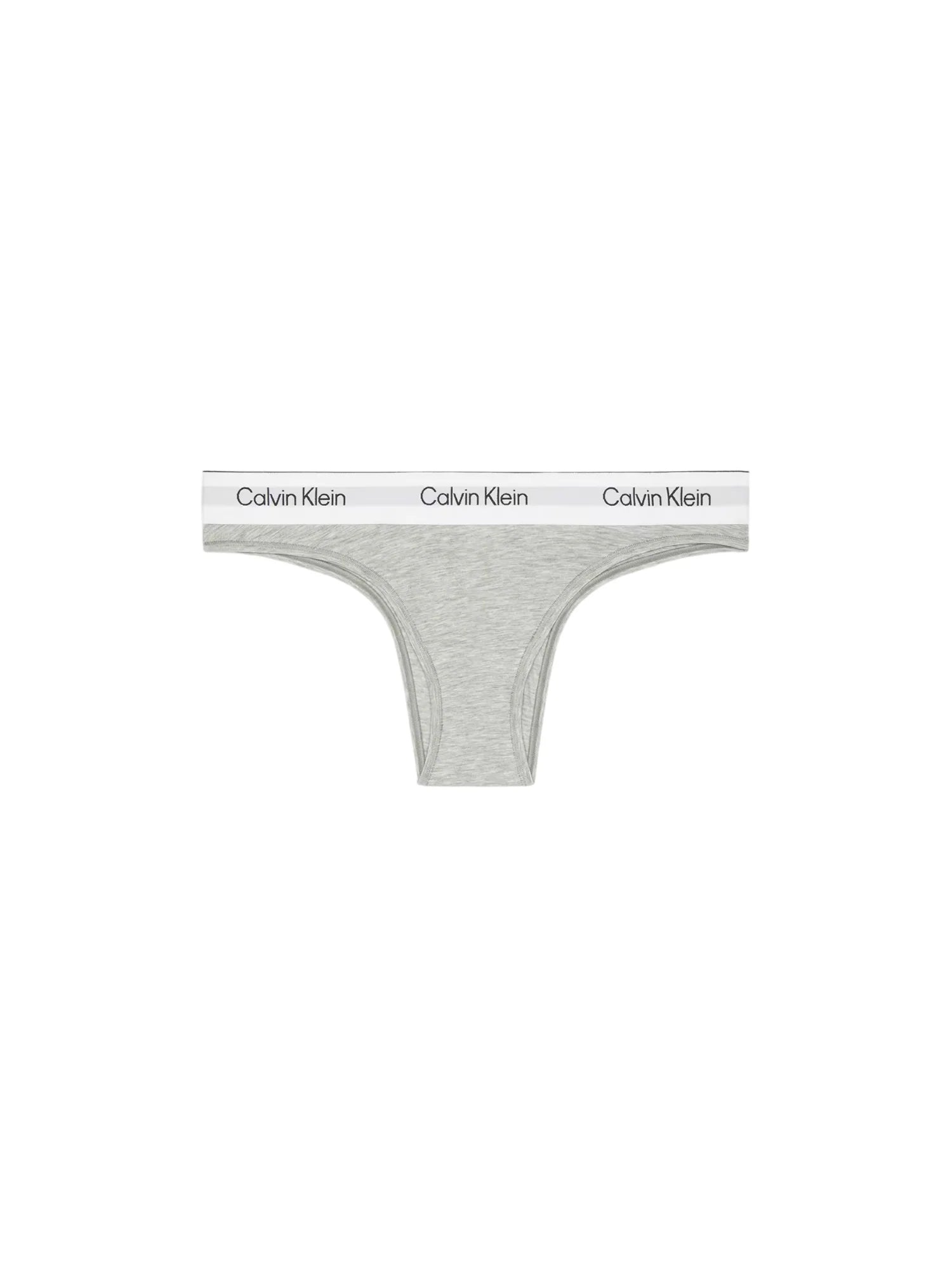 Calvin Klein slip brasiliana donna con fascia logata grigio LV00QF8522 P7A Calvin Klein Underwear