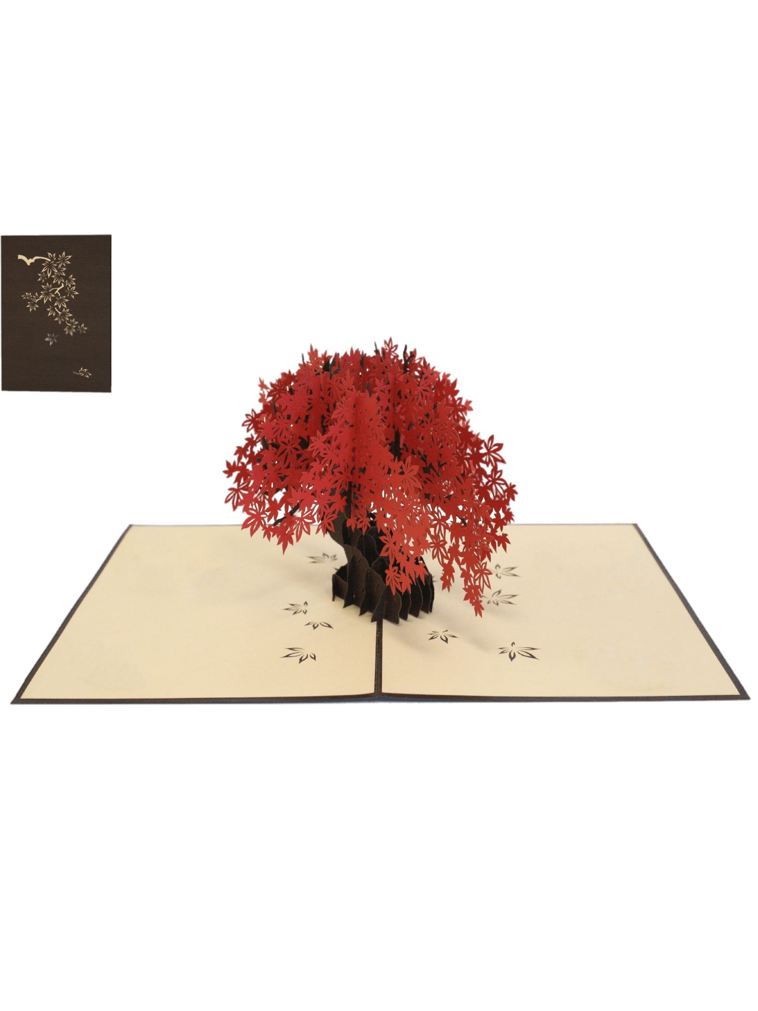Origamo biglietto di auguri pop up con bonsai KN113 BONSAI ORIGAMO