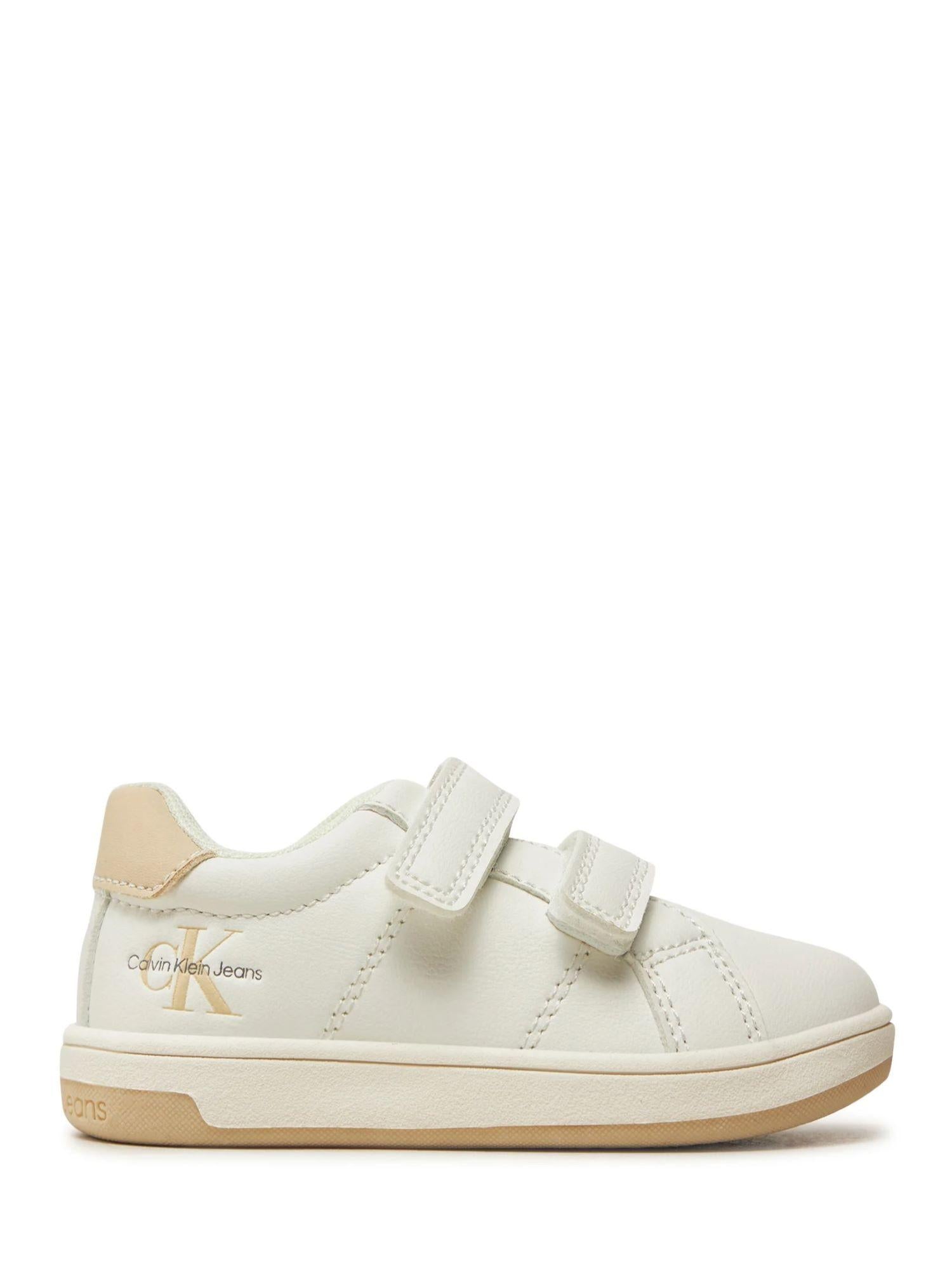 Calvin Klein Jeans sneakers unisex in ecopelle con velcro bianco V1A9-80972-1355 X511 Calvin Klein Footwear