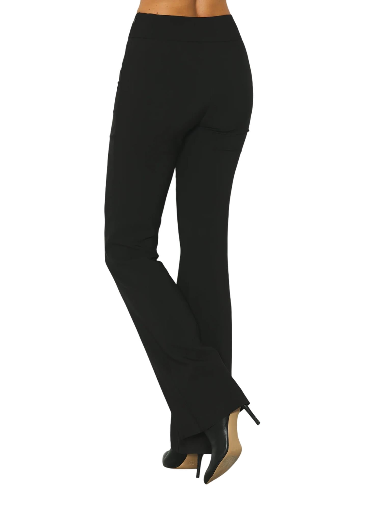 Relish pantaloni flare Balbina vita alta nero BALBINA 1199 RELISH