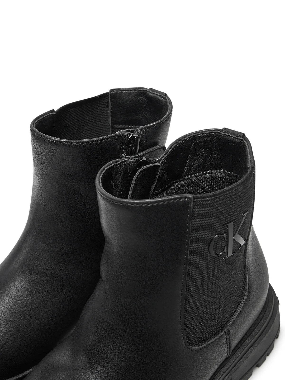 Tommy Hilfiger stivaletti in ecopelle con logo nero V3X5-81097-1355 999 Tommy Hilfiger