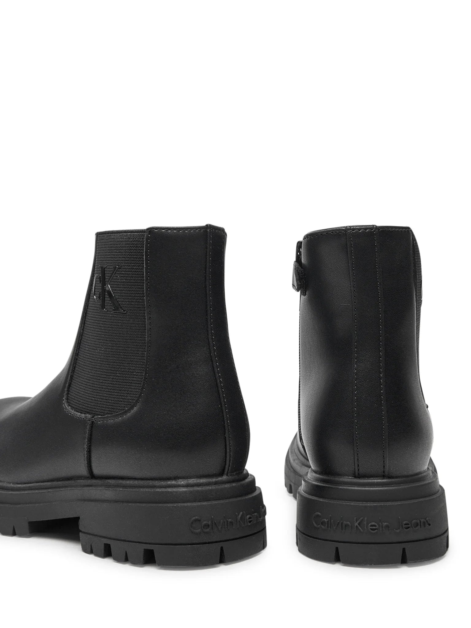 Tommy Hilfiger stivaletti in ecopelle con logo nero V3X5-81097-1355 999 Tommy Hilfiger