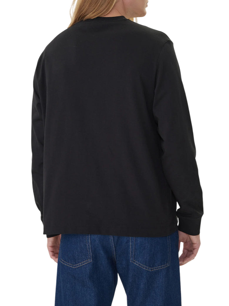 Calvin Klein T-shirt manica lunga con logo nero LV04LD232G UB1 Calvin Klein