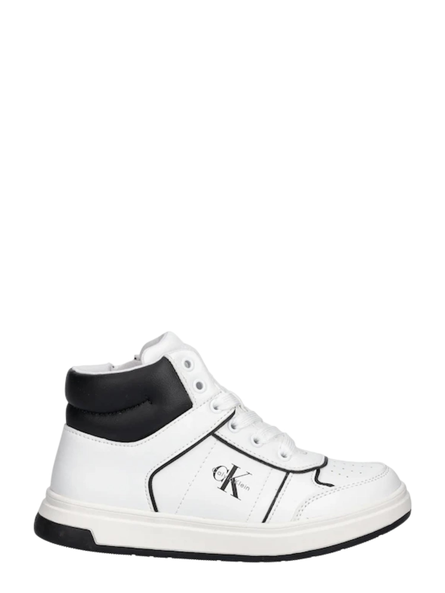 Calvin Klein Jeans sneakers alte bambino in ecopelle bianco V3X9-83164-1355 X002 Calvin Klein Footwear