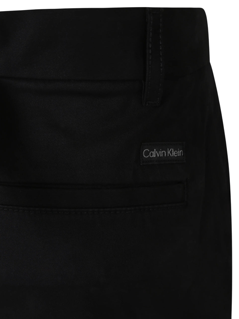 Calvin Klein Jeans pantaloni bambino in cotone nero IB0IB02093 BEH Calvin Klein Jeans