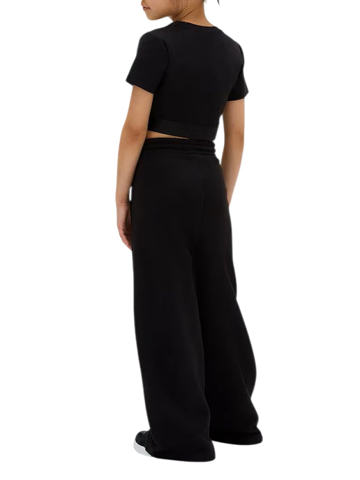 Calvin Klein Jeans T-shirt crop bambina nero IG0IG02977 BEH Calvin Klein Jeans
