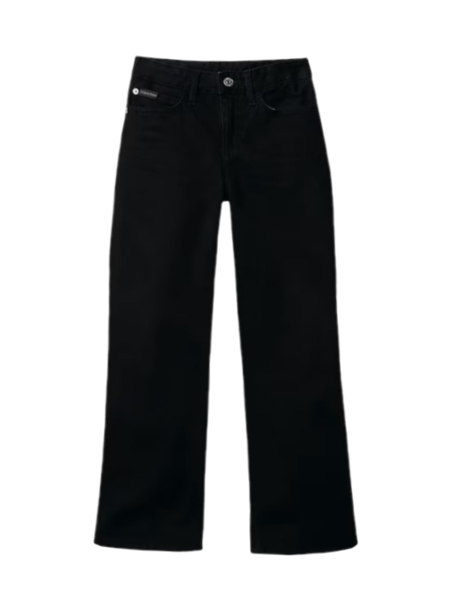 Calvin Klein Jeans jeans bambina gamba larga nero IG0IG02998 1BY Calvin Klein Jeans