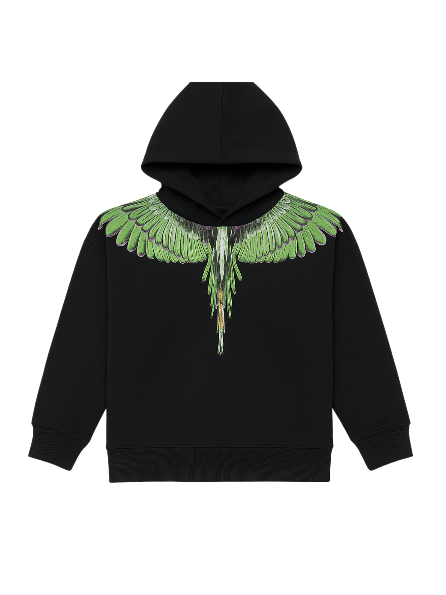 County of Milan felpa con cappuccio stampa iconica nero F5CMJBHS060 110 COUNTY OF MILAN KIDS