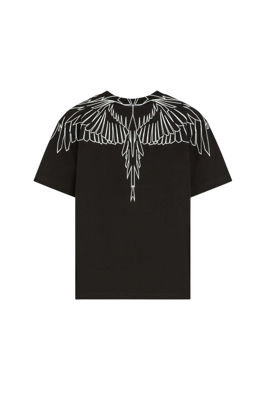 County of Milan T-shirt bambino con stampa iconica nero F5CMJBTH073 110 COUNTY OF MILAN KIDS
