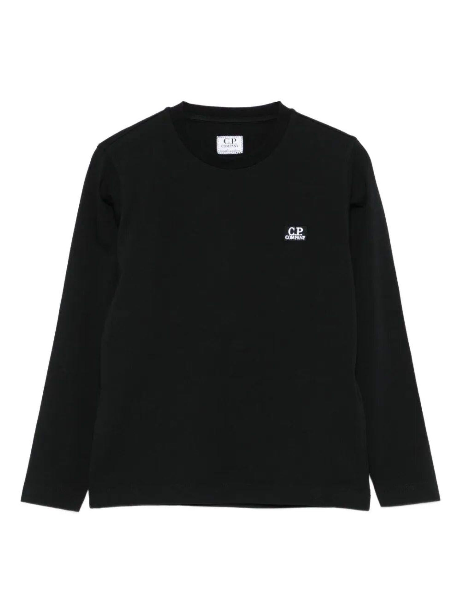 C.P. Company T-shirt manica lunga bambino nero CQO000-LAA17 60100 C.P. COMPANY U16