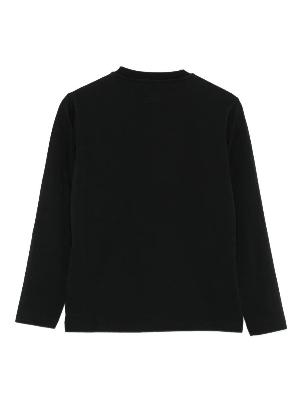 C.P. Company T-shirt manica lunga bambino nero CQO000-LAA17 60100 C.P. COMPANY U16