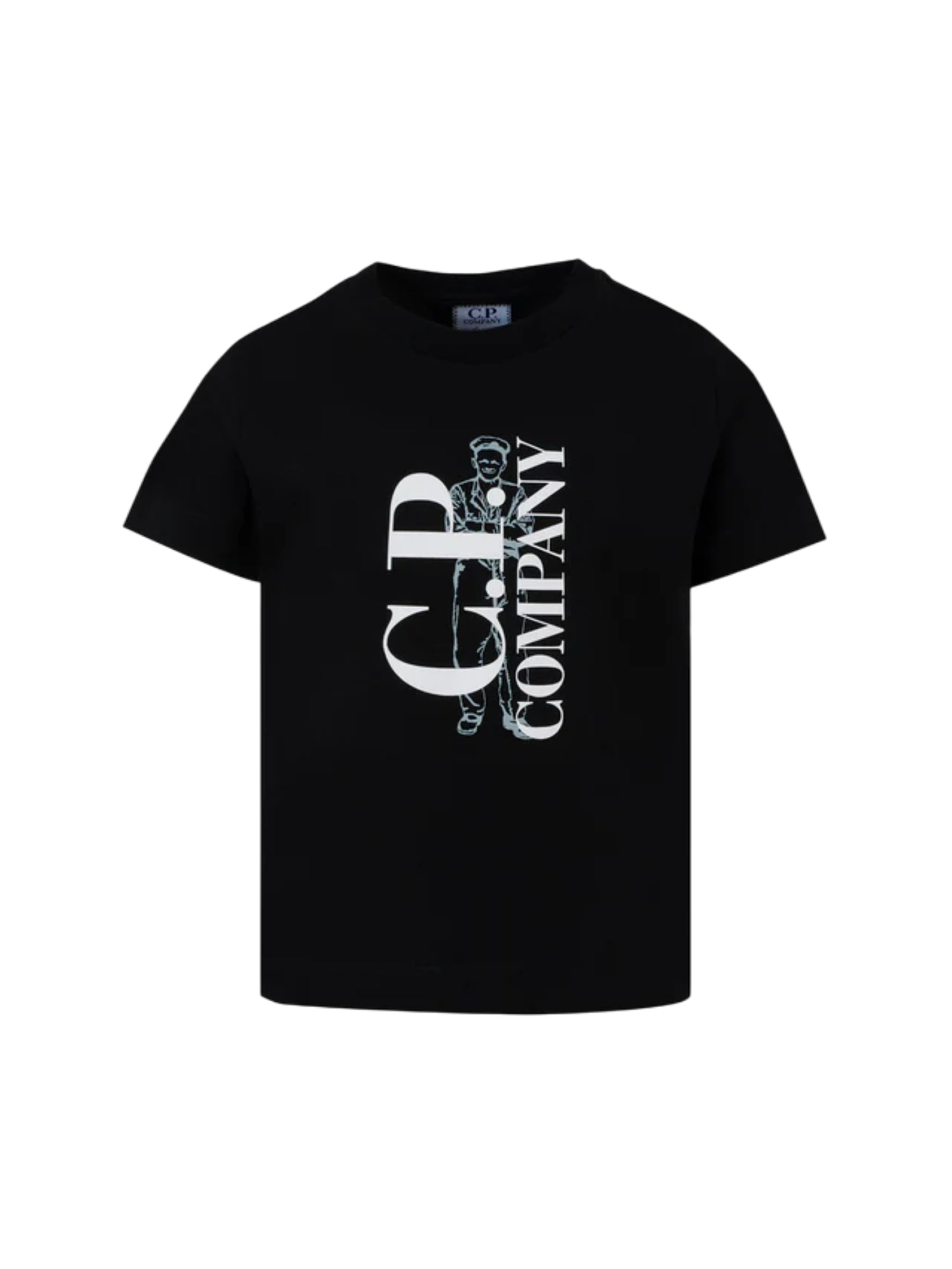 C.P. Company T-shirt manica corta bambino nero CSM00L-LAA17 60100 C.P. COMPANY U16