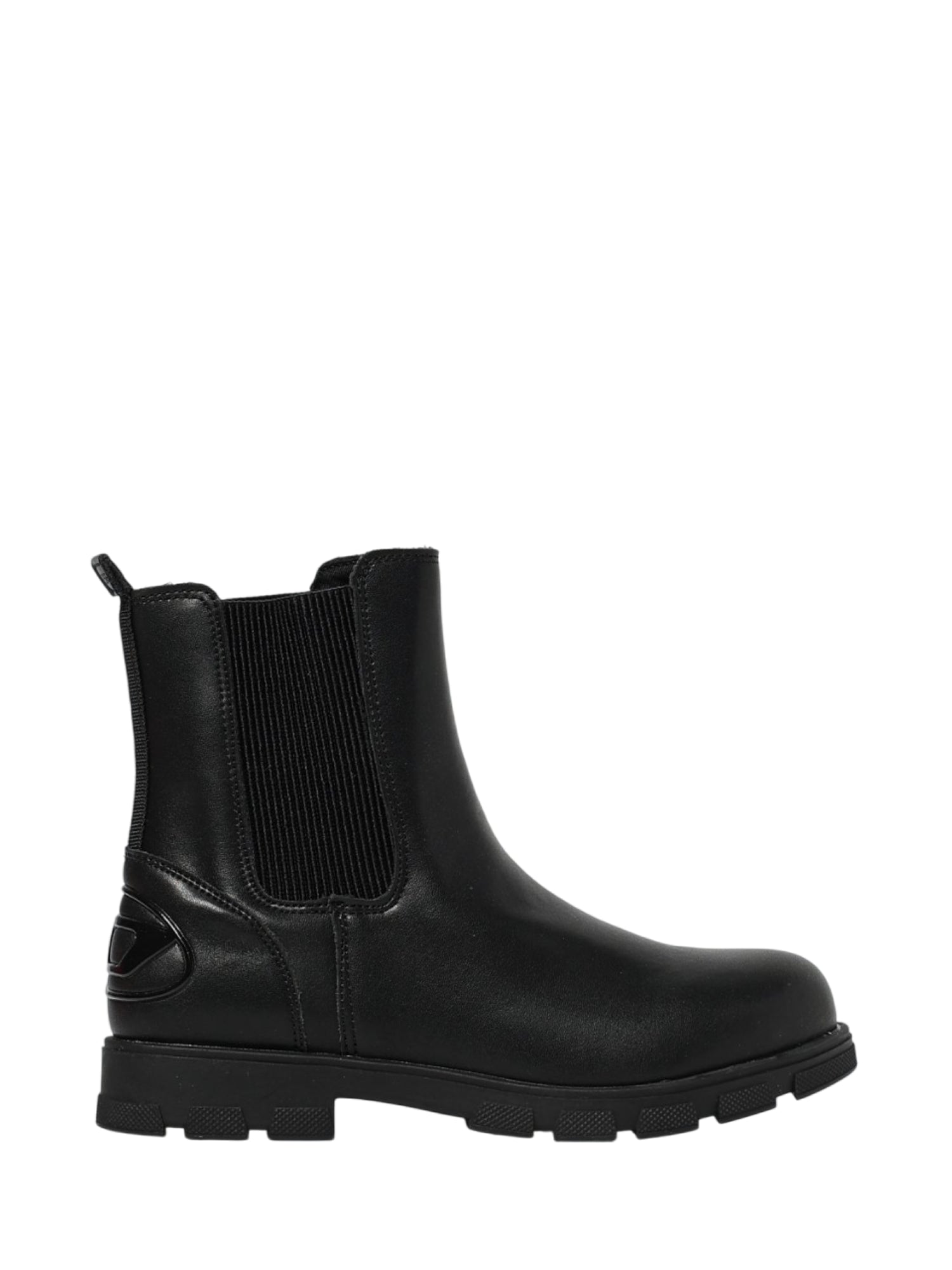 Diesel stivaletti bambina Hammer in pelle nero BC1046-PR013 T8013 DIESEL
