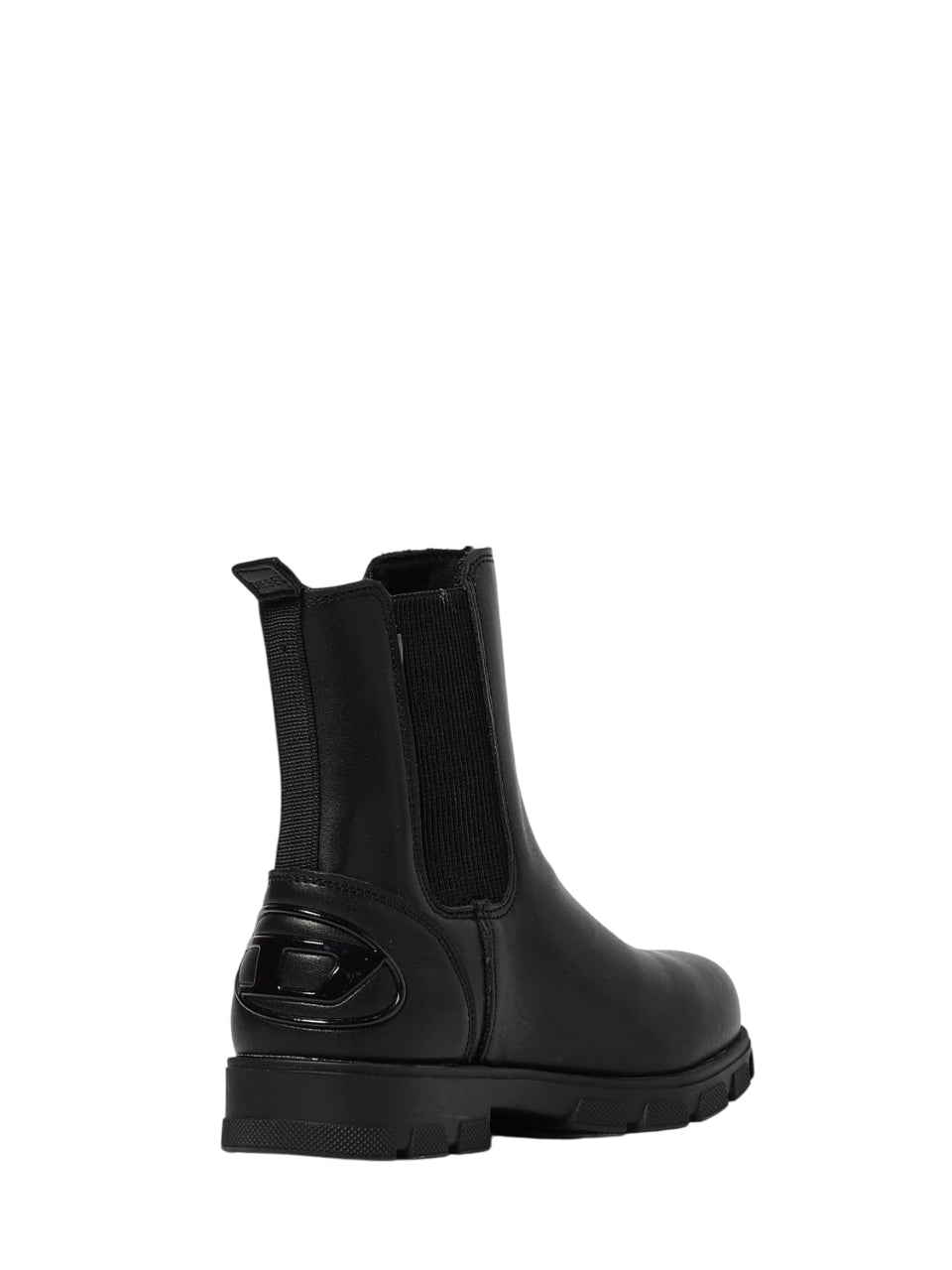 Diesel stivaletti bambina Hammer in pelle nero BC1046-PR013 T8013 DIESEL