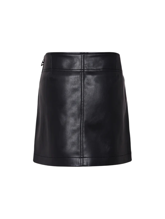 Diesel gonna corta in ecopelle Gleppy nero J02367-KXB9D K900 DIESEL