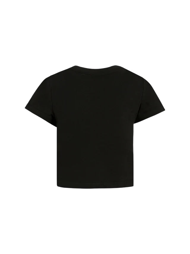 Diesel T-shirt manica corta con logo paillettes nero J02371-KYAUN K900 DIESEL
