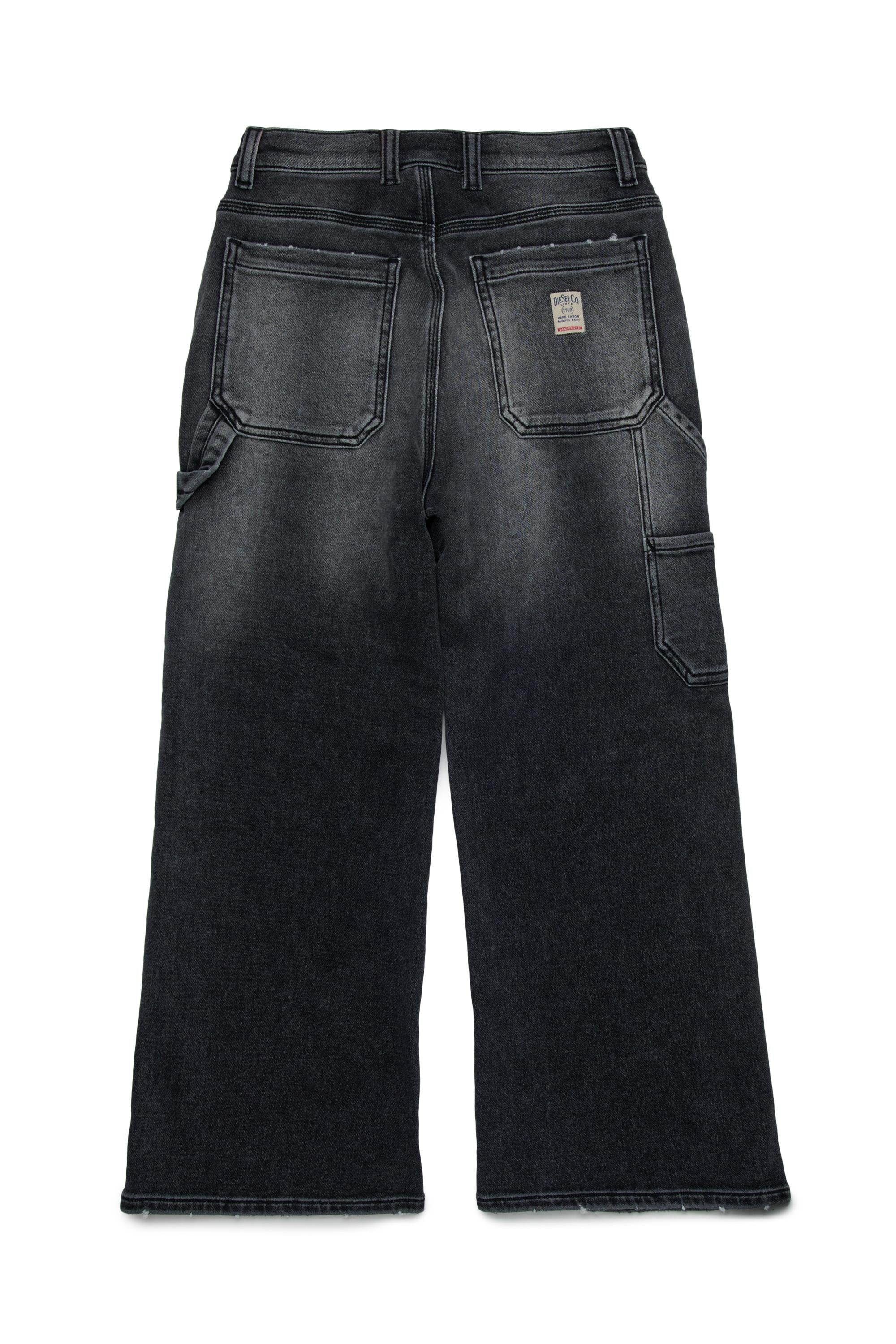 Diesel jeans bambina gamba larga lavaggio grigio J02511-KXBRJ K02 DIESEL
