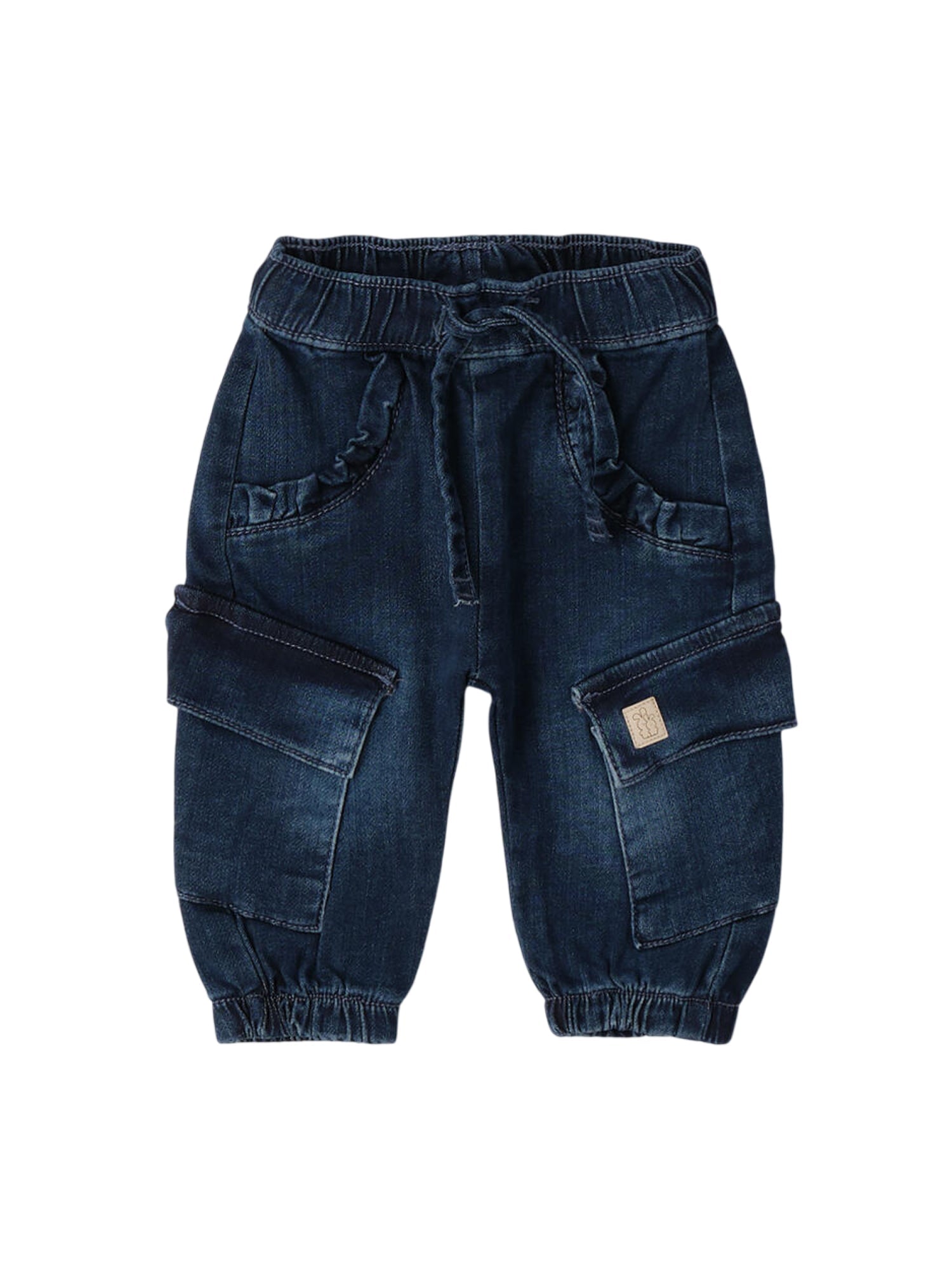 iDo jeans cargo neonato lavaggio blu 4F112 7450 iDO