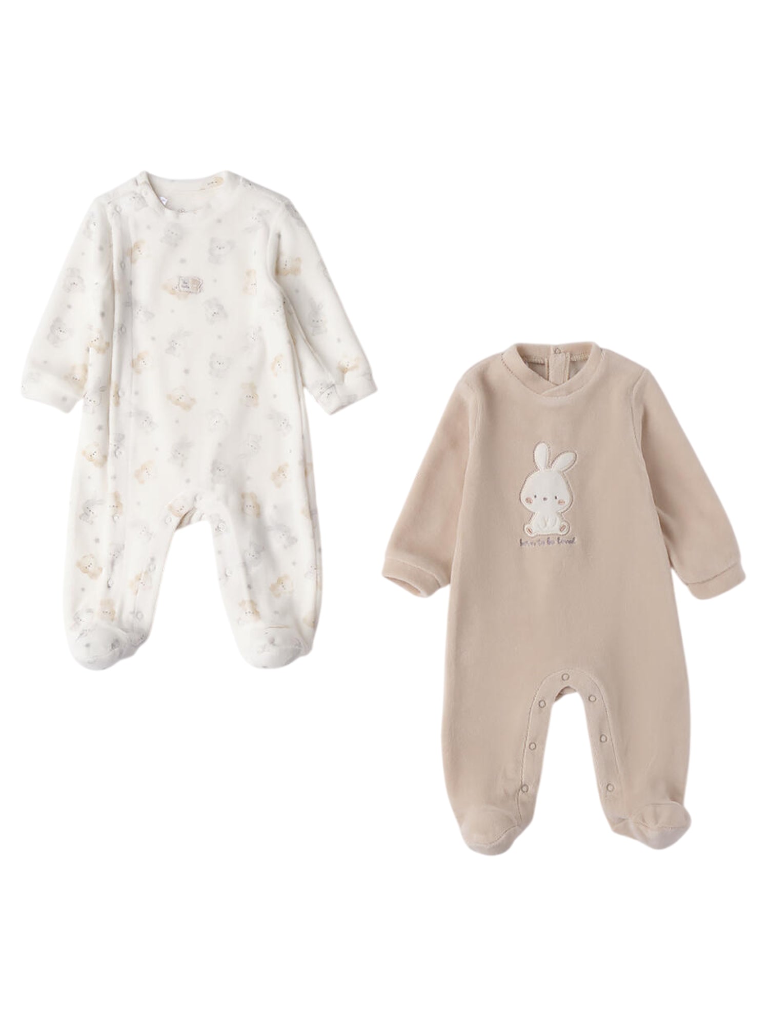 iDo set tutine neonato bianco beige 4F157 6BTG iDO