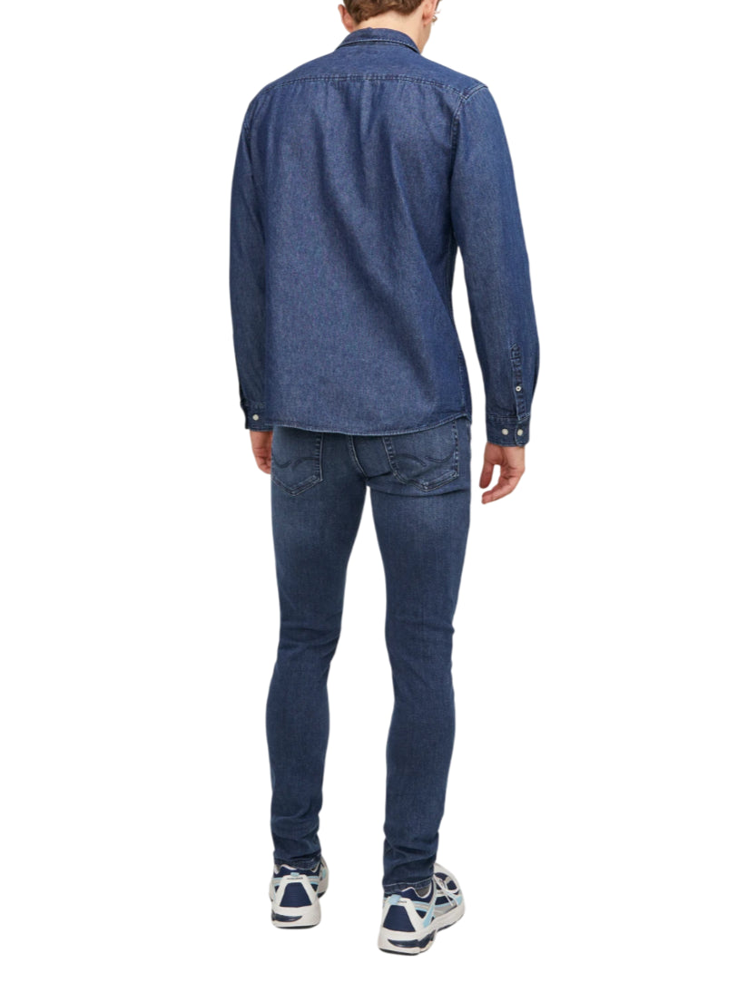 Jack&Jones jeans gamba slim lavaggio medio 12173407 CB812 JACK&JONES
