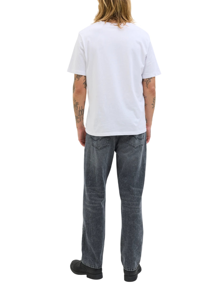 Jack&Jones jeans baggy Eddie gamba dritta lavaggio blu 12278126 SQ227 JACK&JONES