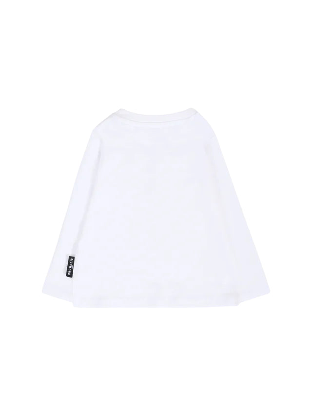 John Richmond T-shirt neonato manica lunga bianco RIA25012TS WHITE John RICHMOND