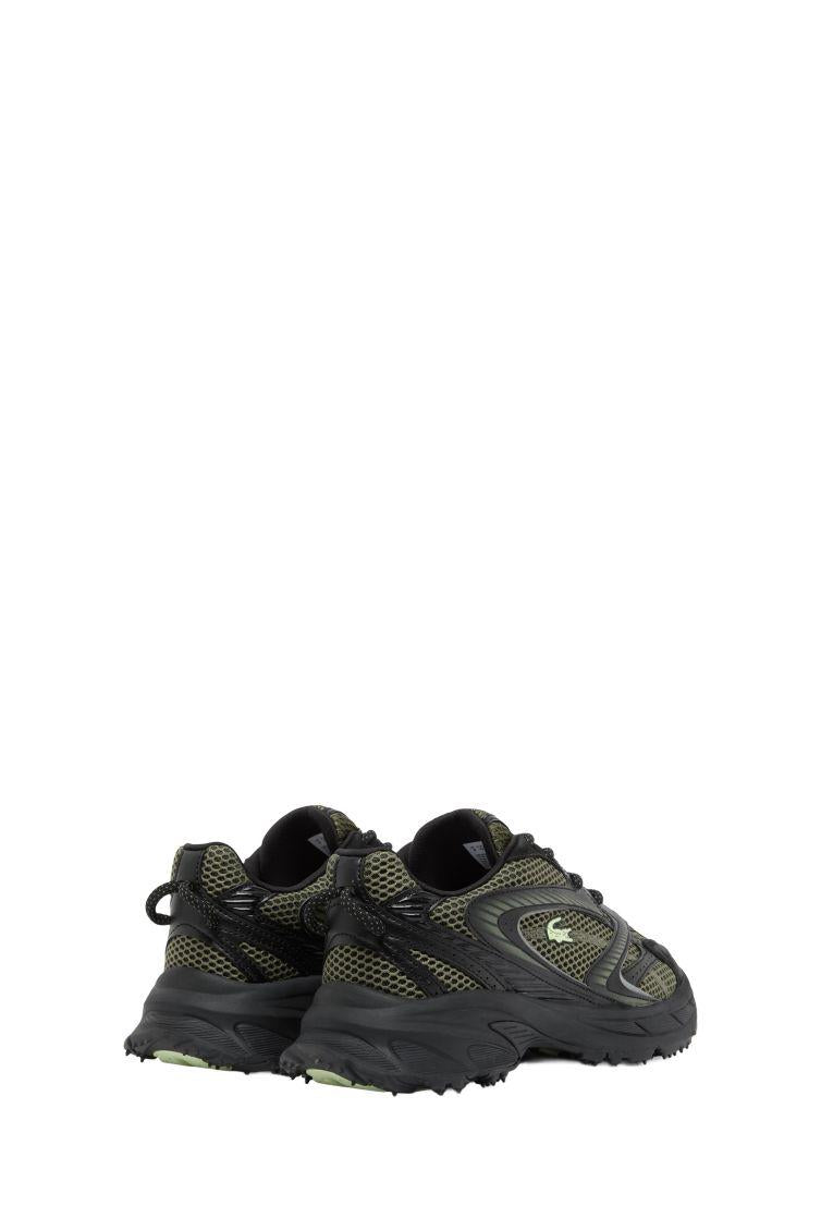 Lacoste sneakers uomo in mesh e pelle nero verde 50SMA0122 5E5 LACOSTE