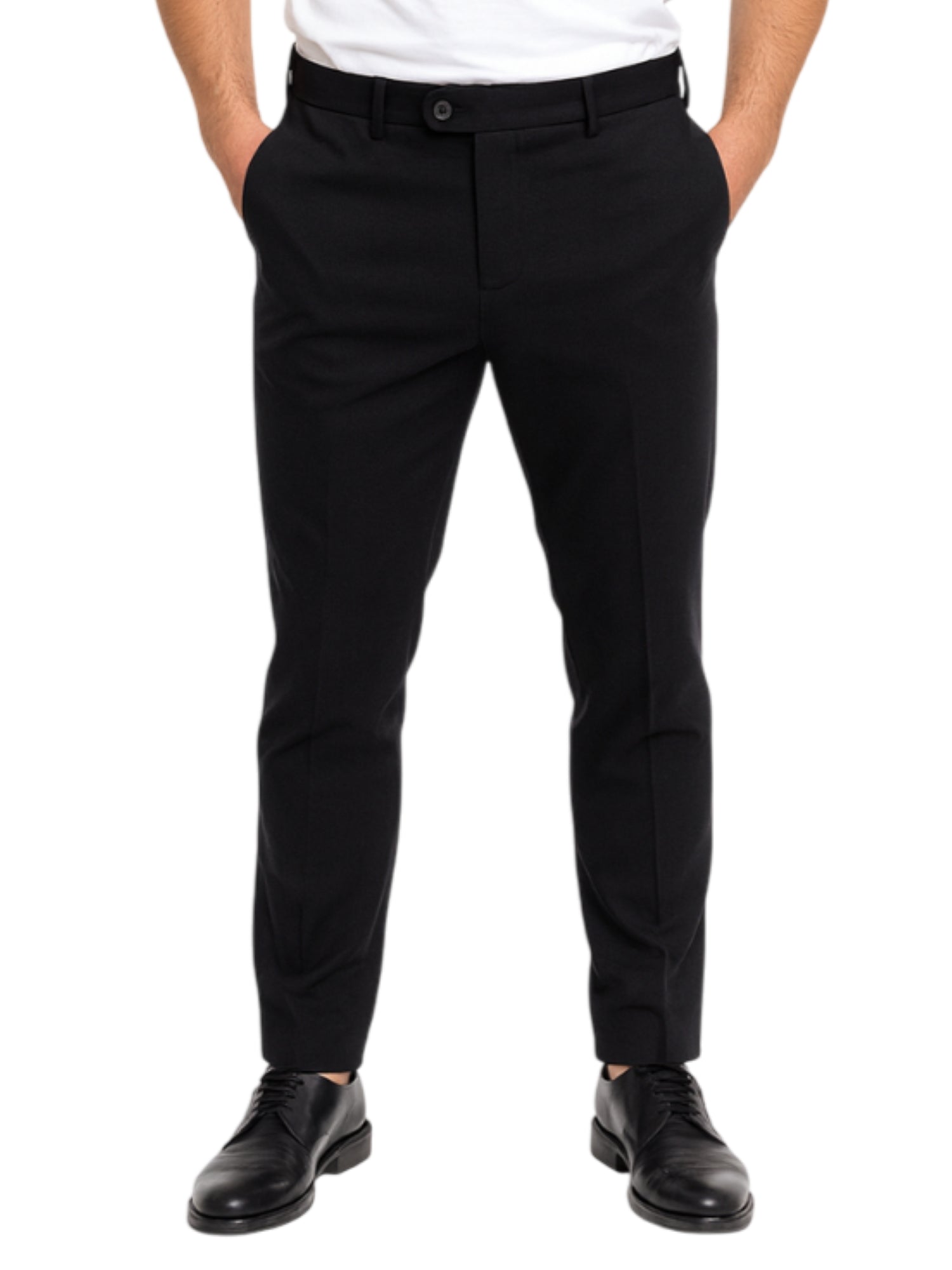 Le Braghe pantaloni uomo slim nero P297-2531 NERO Le Braghe