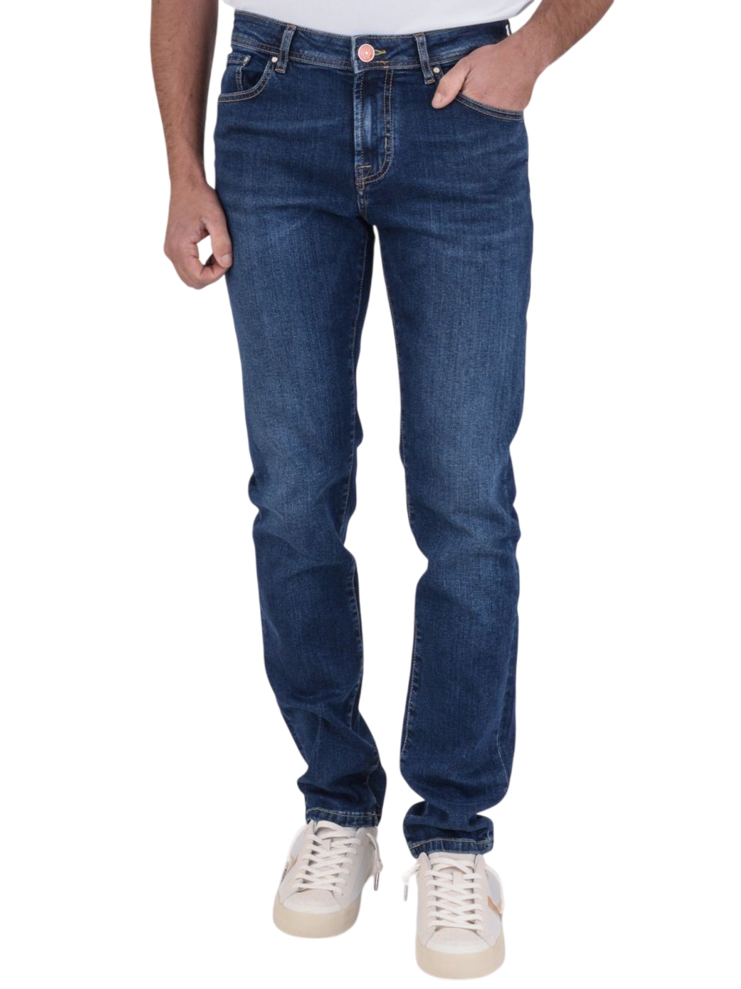 Manuel Ritz jeans uomo slim fit lavaggio blu 3832J1728L2-253350 89 MANUEL RITZ