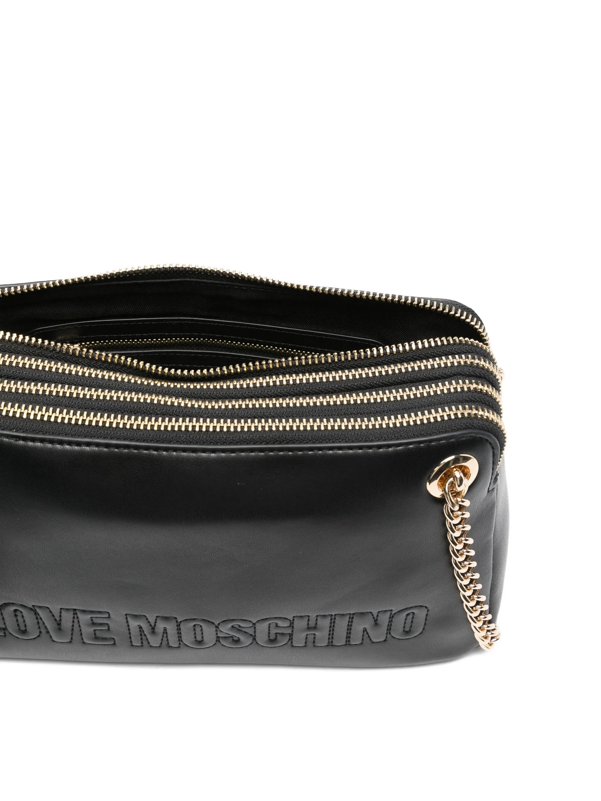Love Moschino borsa a tracolla in ecopelle nero JC4346PP0N-KA0 00B MOSCHINO LOVE