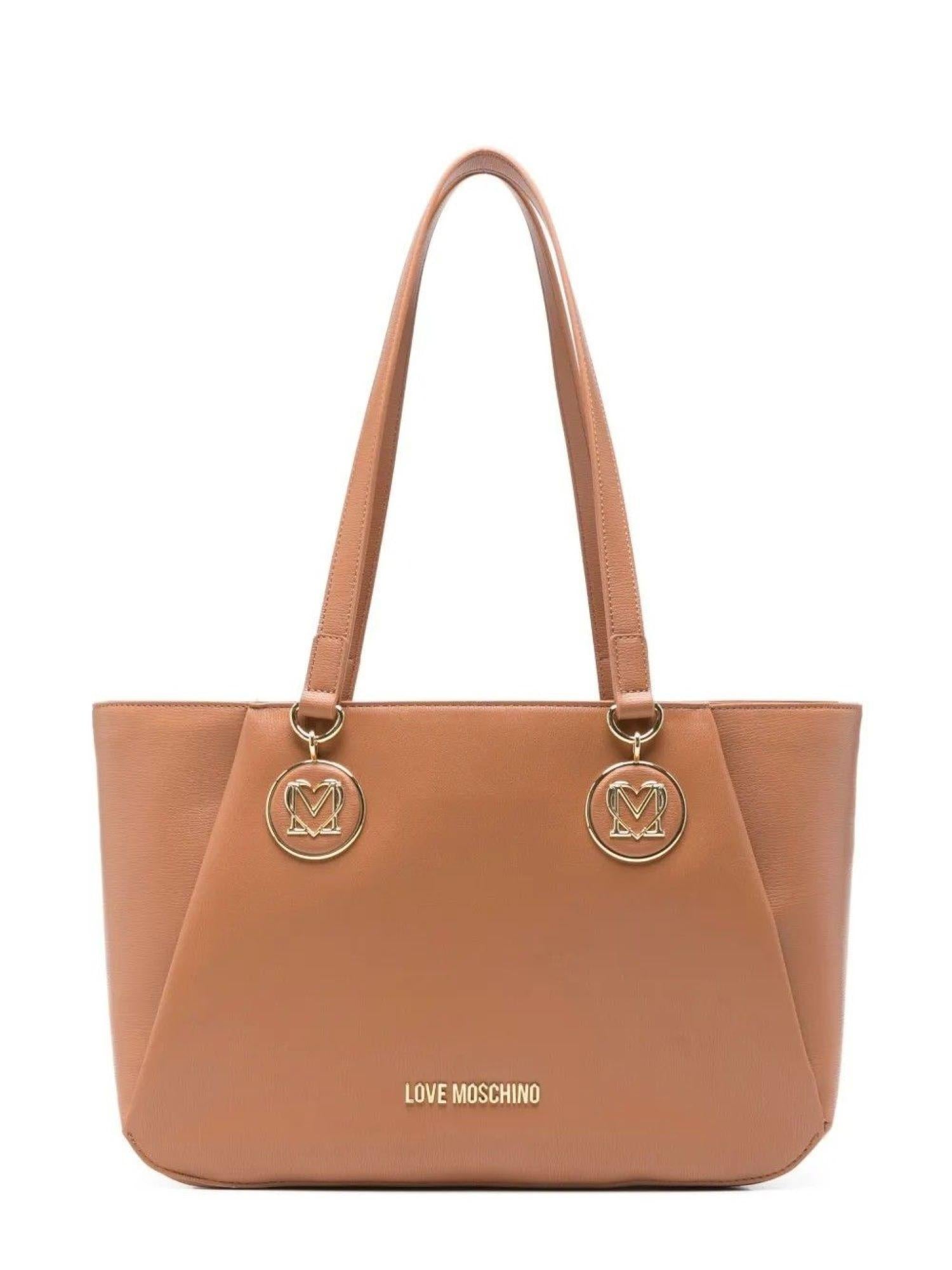 Love Moschino borsa a spalla in ecopelle martellata cuoio JC4371PP0N-KF0 200 MOSCHINO LOVE