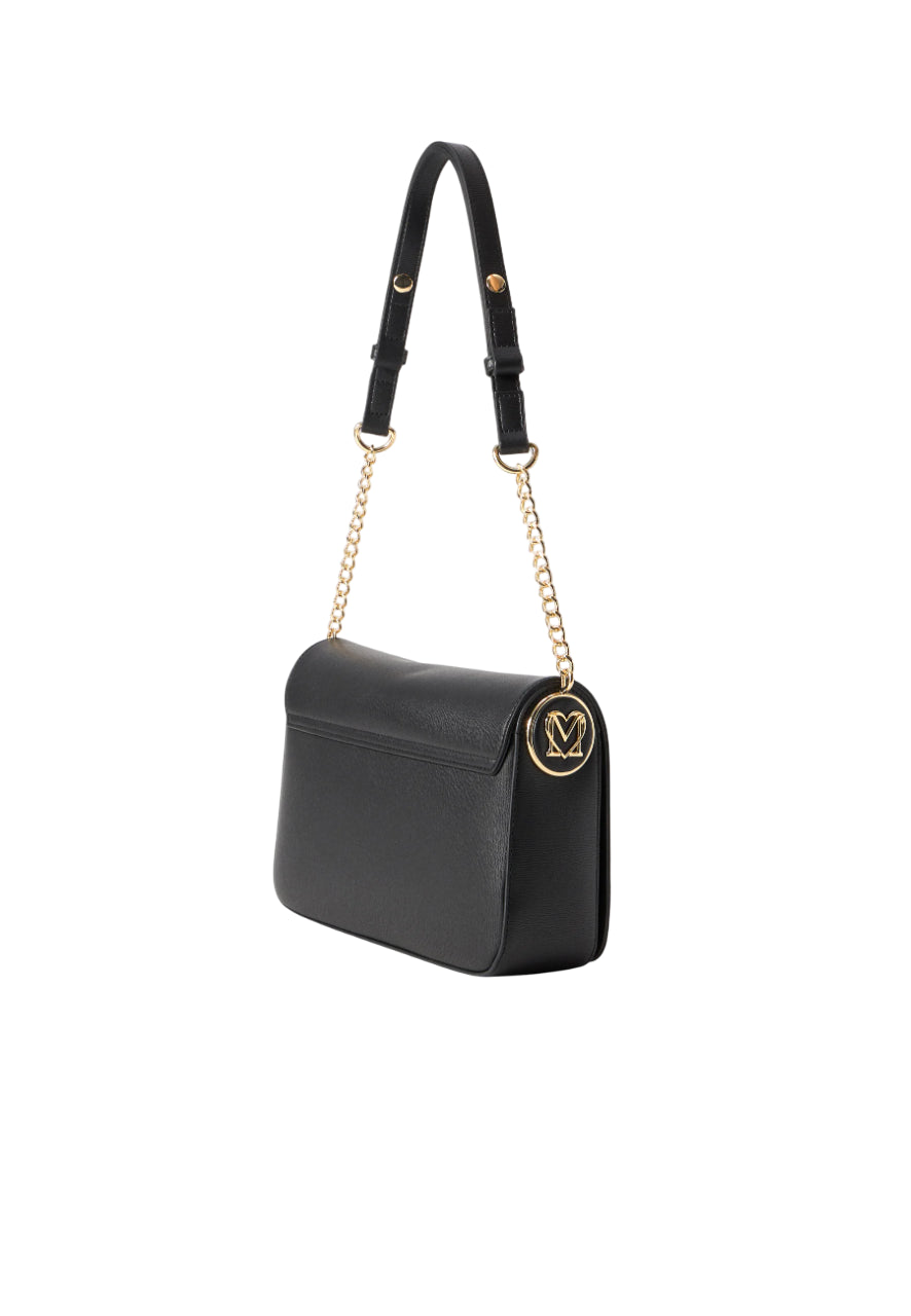 Love Moschino borsa a spalla in ecopelle martellata nero JC4373PP0N-KF0 000 MOSCHINO LOVE