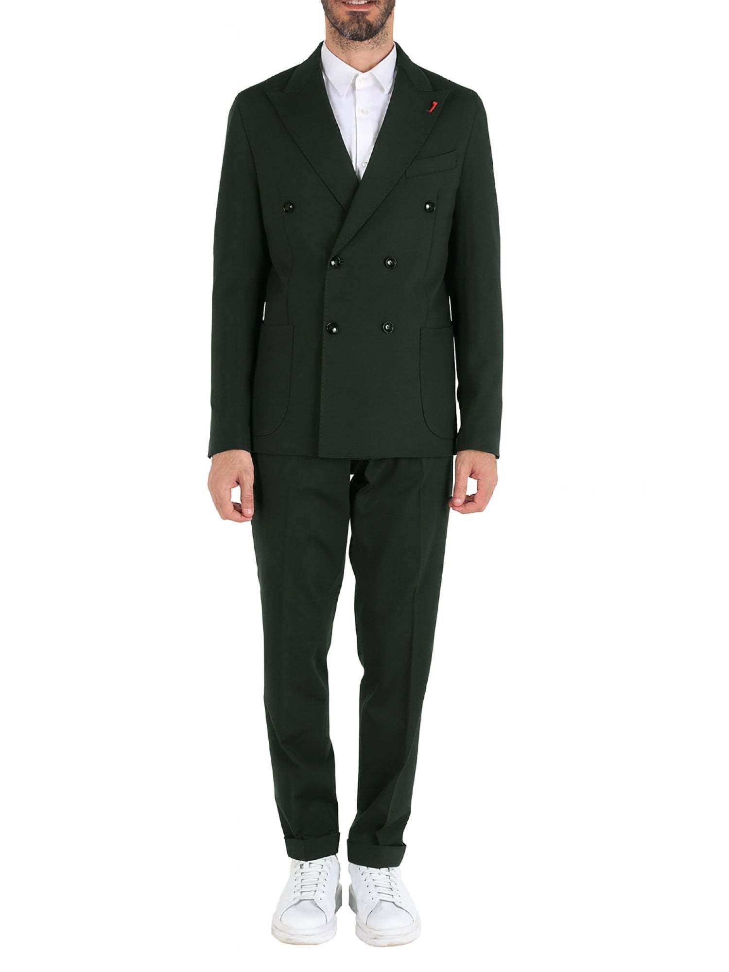 Mulish abito uomo doppiopetto New York verde NEWYORK-ABS117 MILITARE MULISH