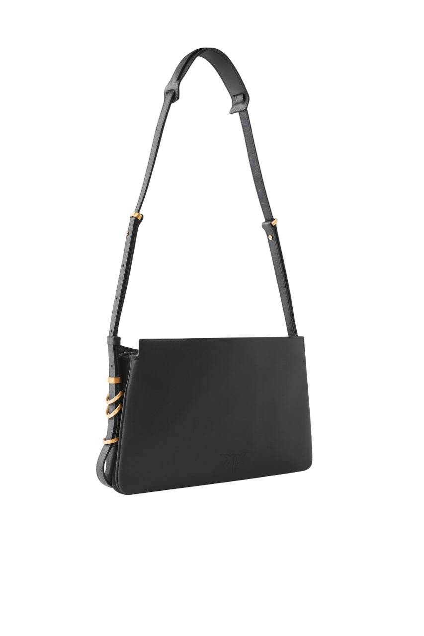 Pinko borsa a tracolla Triplet in pelle nero 105883-A0QO Z99Q PINKO