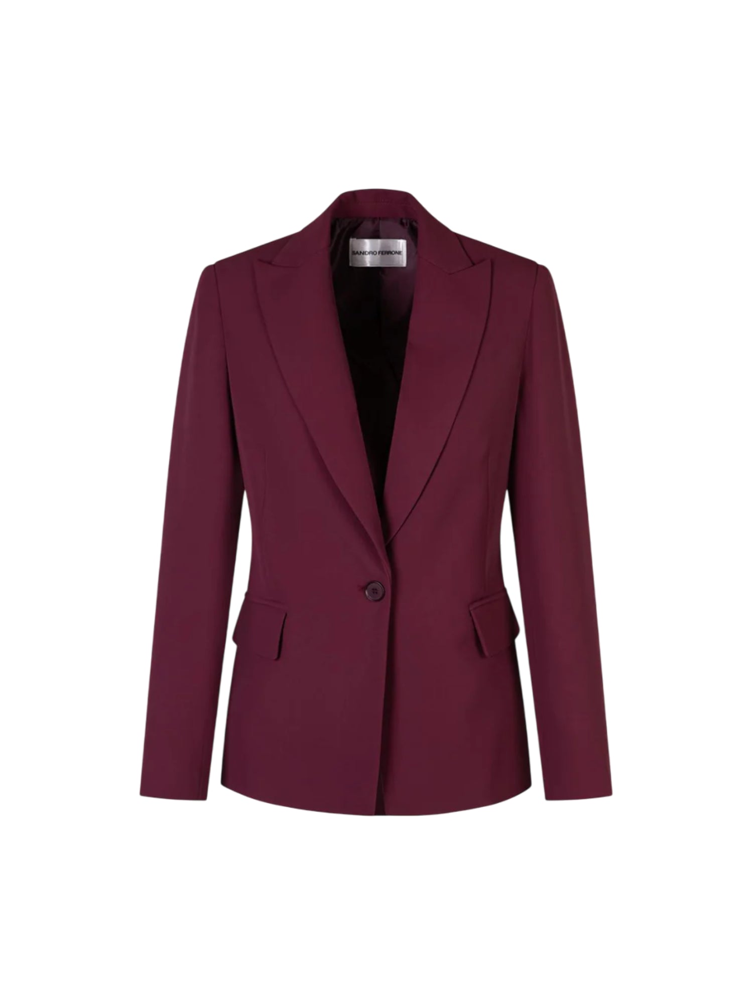 Sandro Ferrone giacca blazer monopetto borgogna S15YBFBIANCA AMARONE Sandro FERRONE