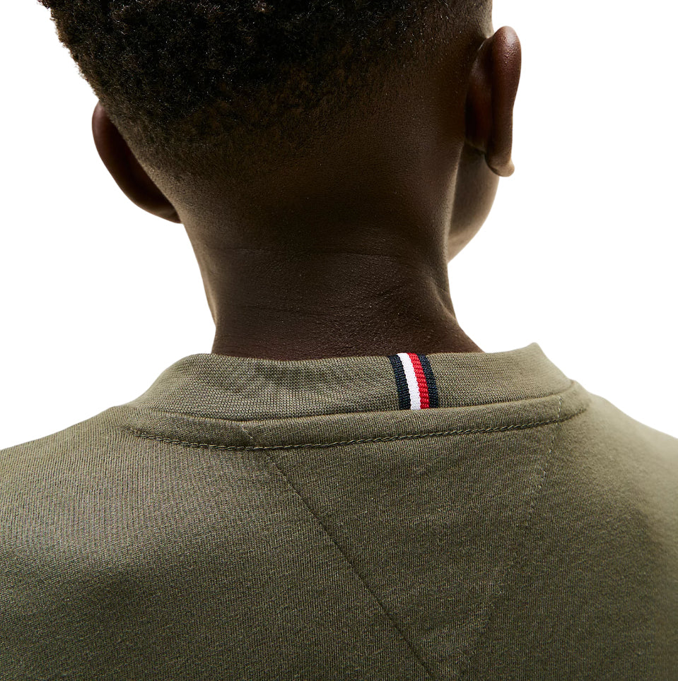 Tommy Hilfiger T-shirt bambino manica lunga verde KB0KB09846 MRH Tommy Hilfiger