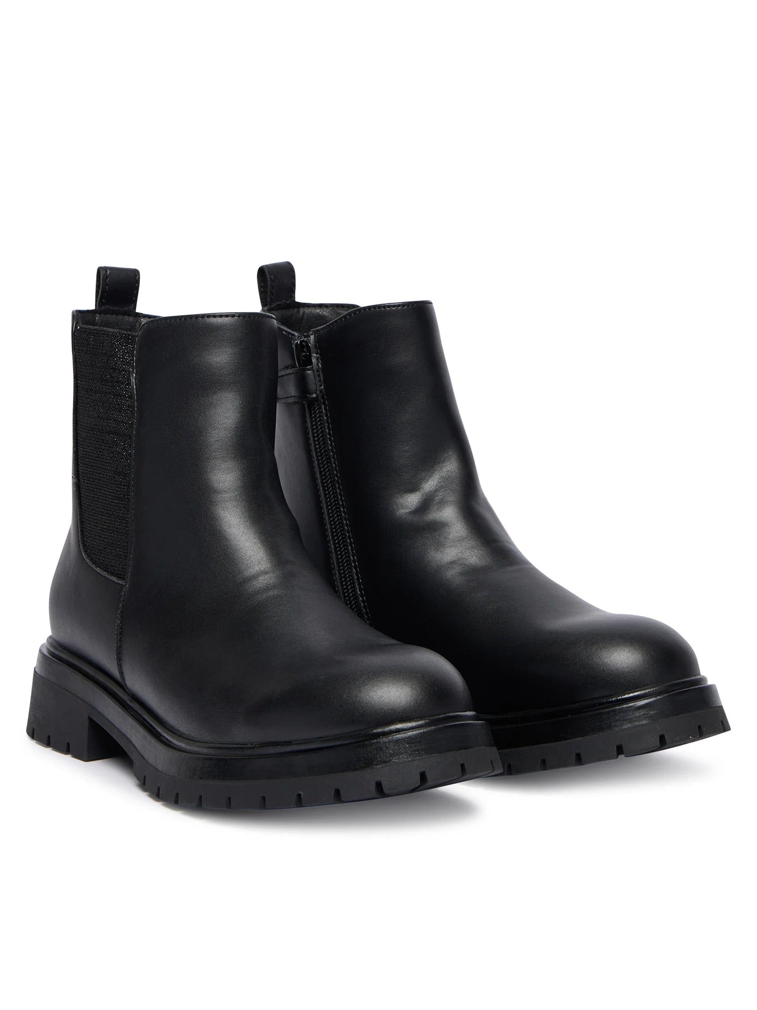 Tommy Hilfiger stivaletti Chelsea bambina in ecopelle nero T3A5-34152-1355 999 Tommy Hilfiger