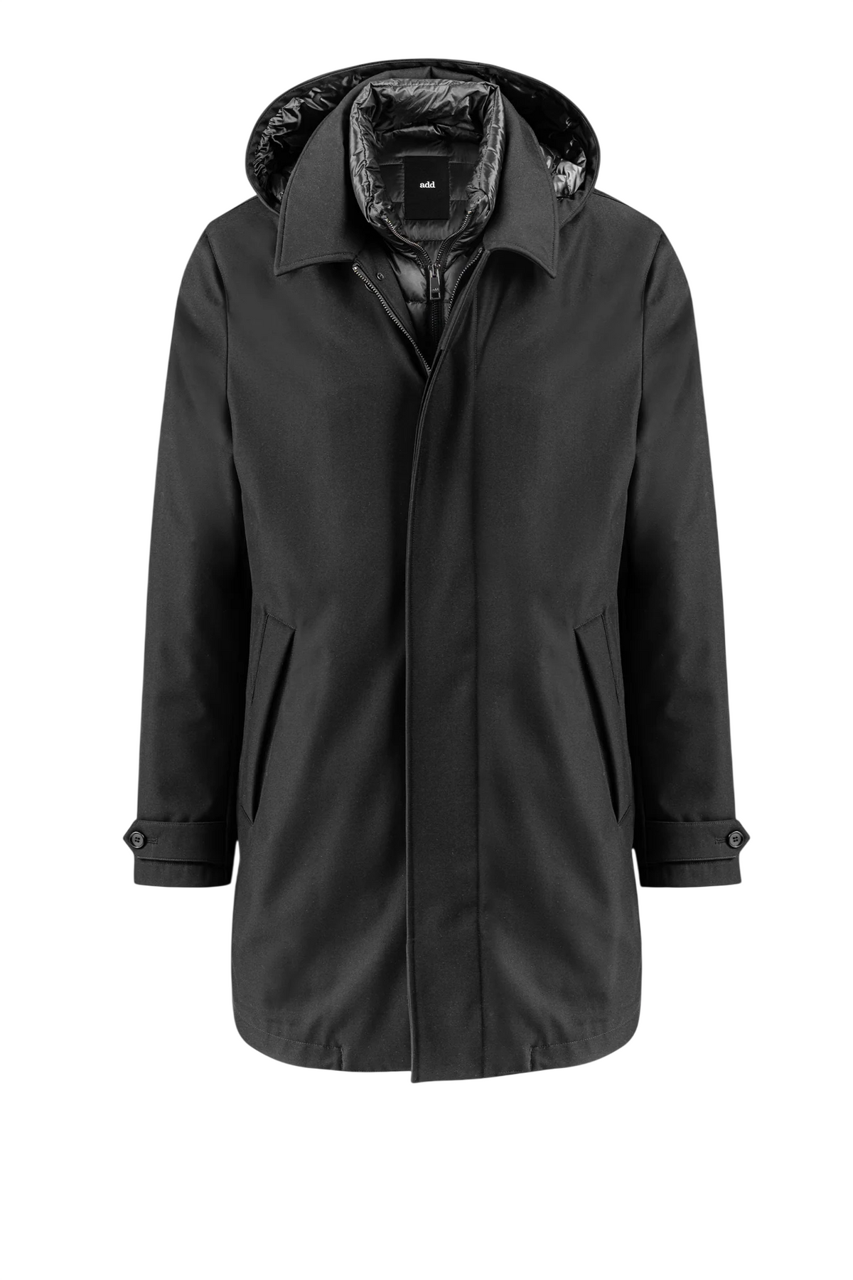 impermeabile imb.+ pettorina<BR/>interna staccabile CMA942PSH3 BLACK Add