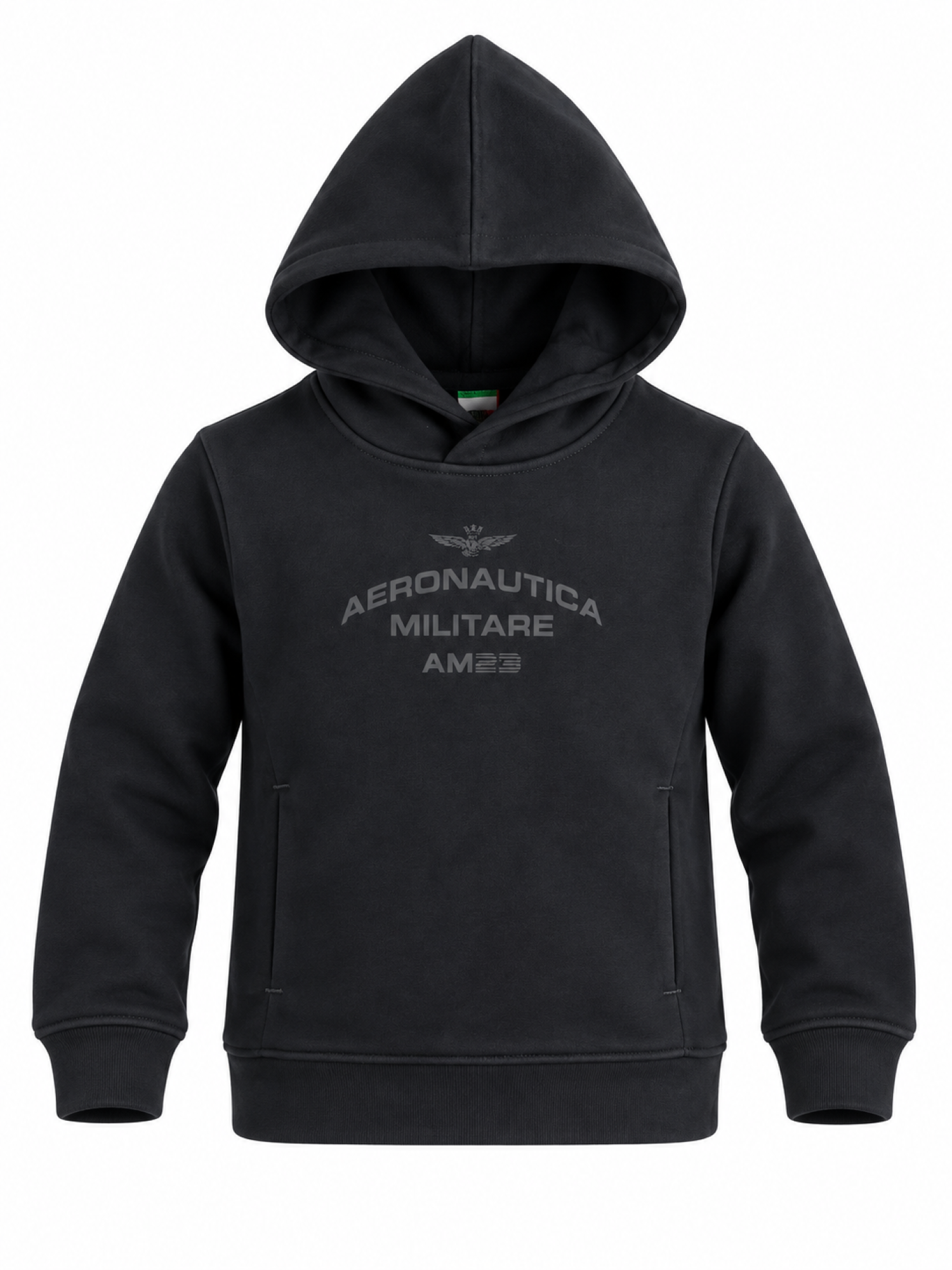 Aeronautica Militare felpa con cappuccio bambino nero 262FE0078A N01 AERONAUTICA MILITARE