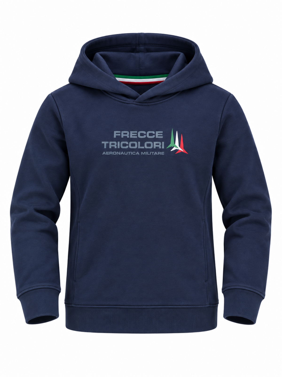Aeronautica Militare felpa con cappuccio bambino stampa logo blu 262FE0079A B08 AERONAUTICA MILITARE