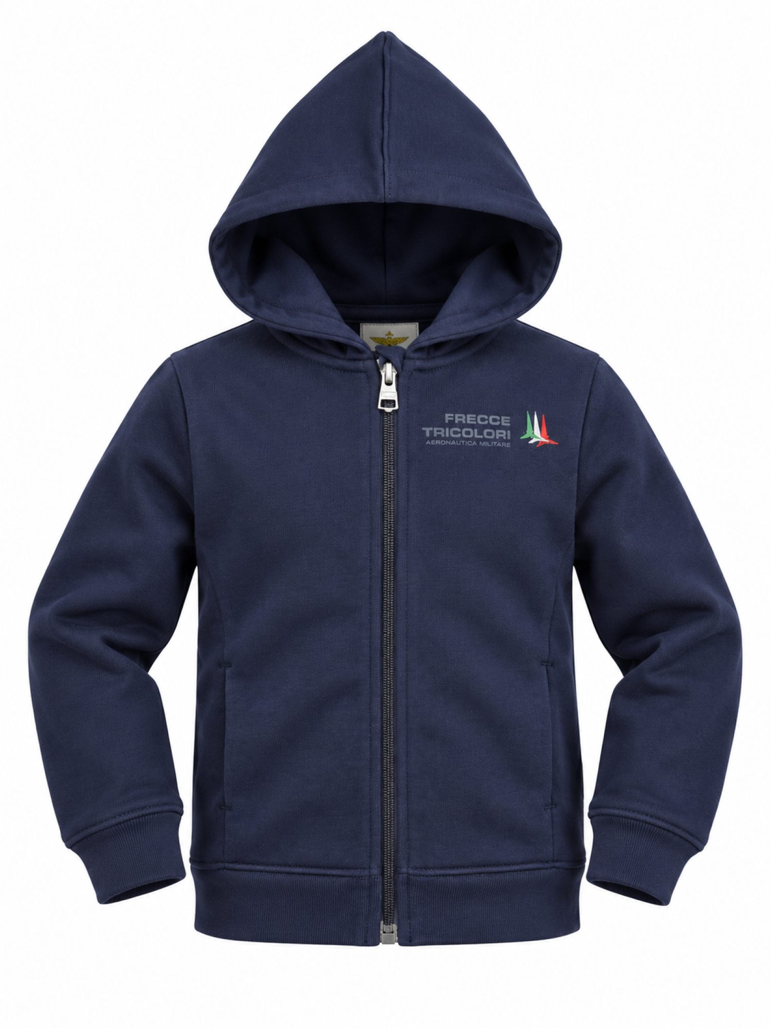 Aeronautica Militare felpa con zip e cappuccio bambino blu 262FE0091A B08 AERONAUTICA MILITARE