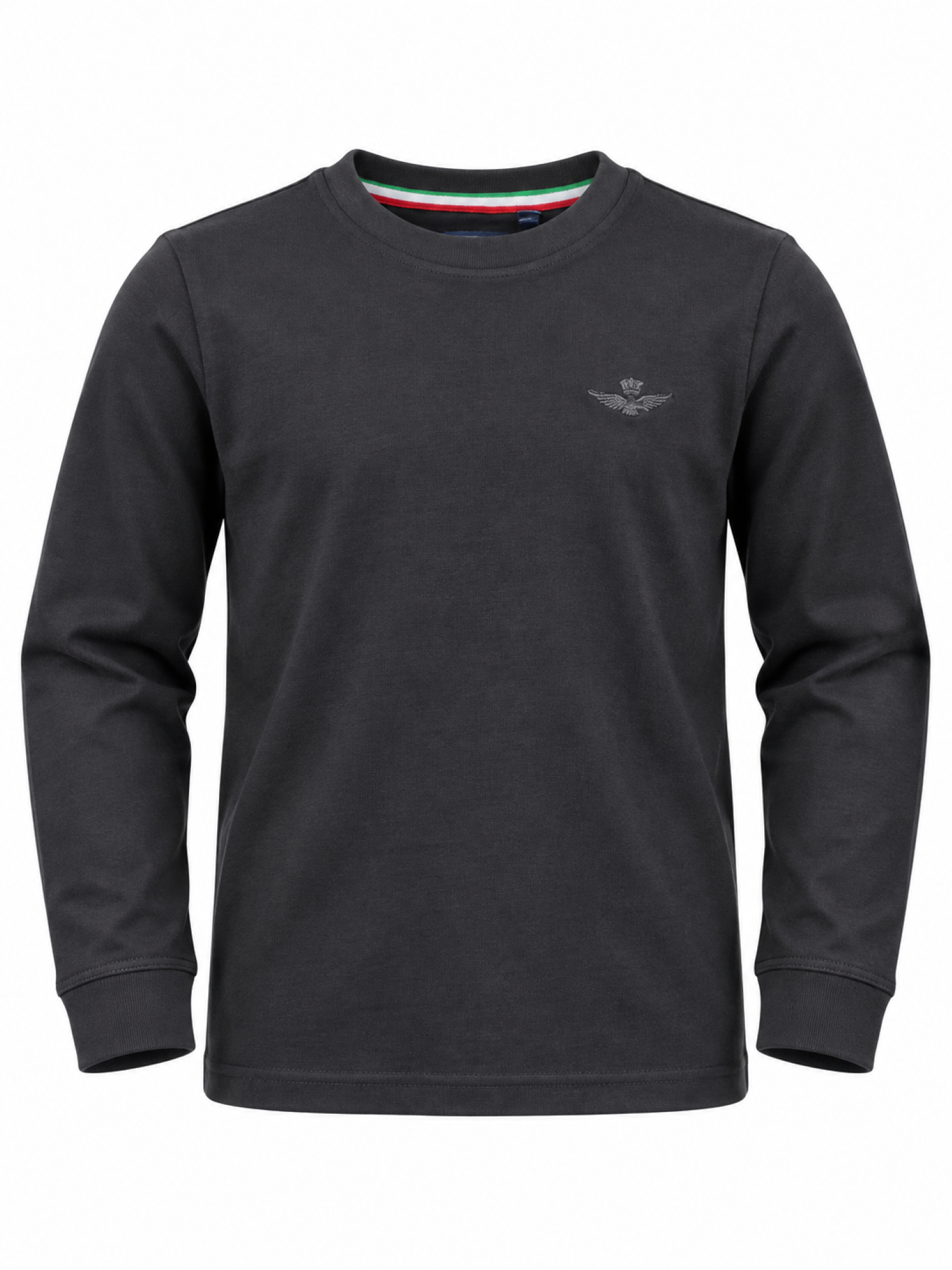 Aeronautica Militare T-shirt manica lunga bambino nero 262TS0055A N01 AERONAUTICA MILITARE