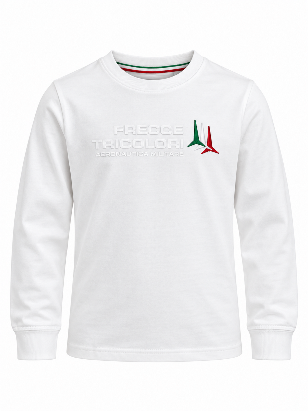 Aeronautica Militare T-shirt manica lunga bambino bianco 262TS0071A W02 AERONAUTICA MILITARE