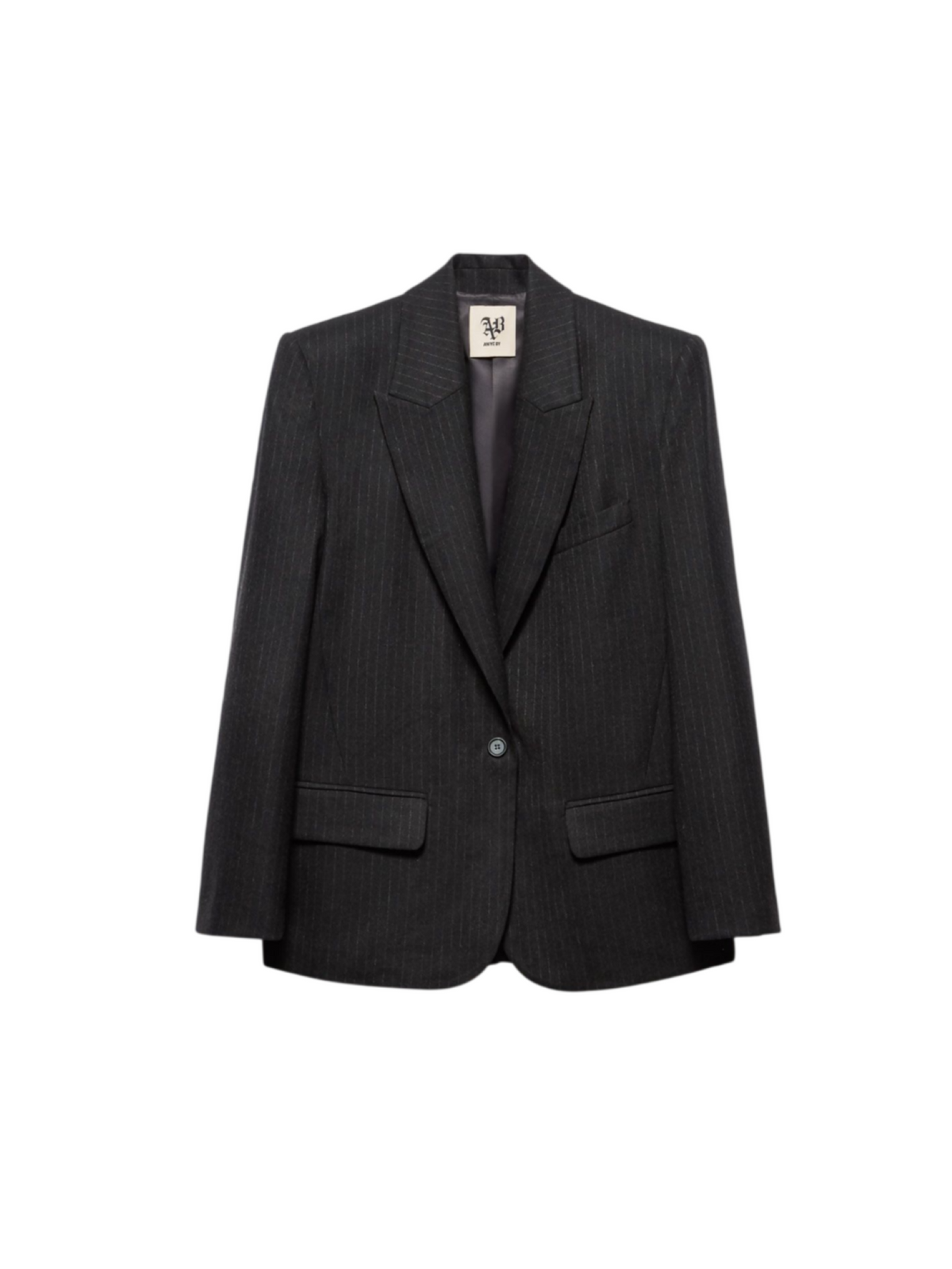 Aniye By giacca blazer donna gessata monopetto grigio 181090 00336 ANIYE BY