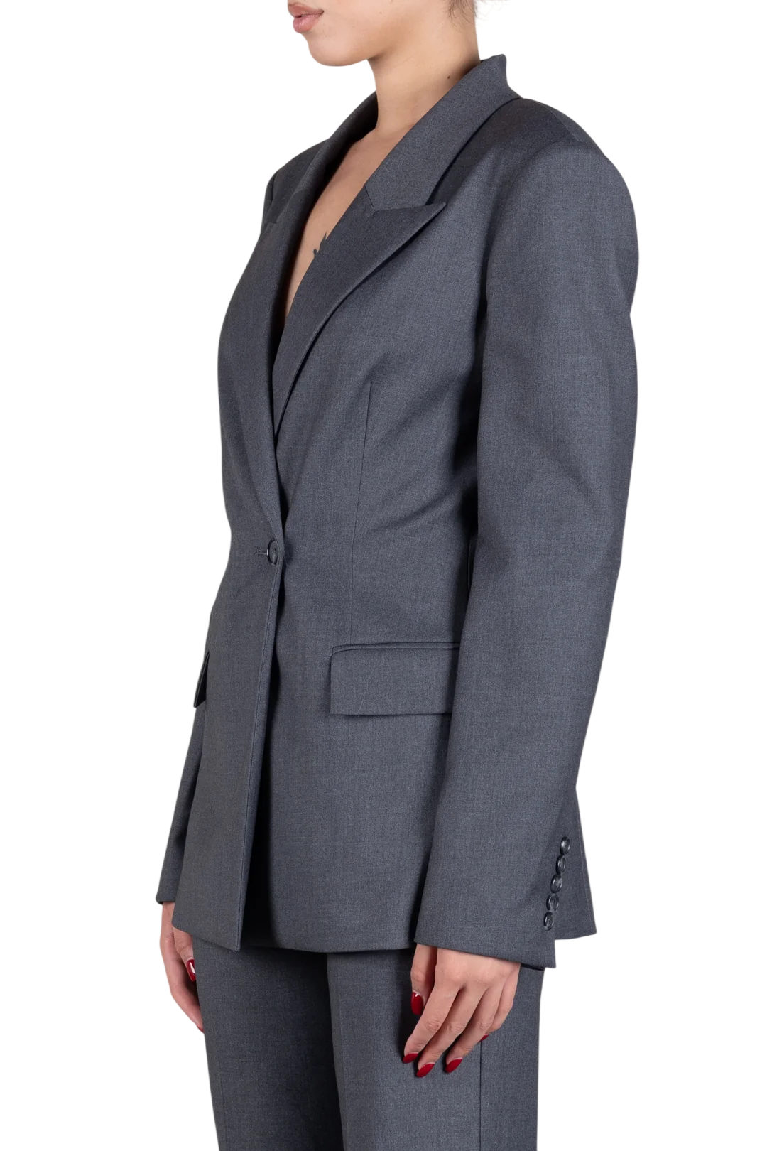 Aniye By giacca blazer Rio donna doppiopetto grigio melange 181098 01335 ANIYE BY