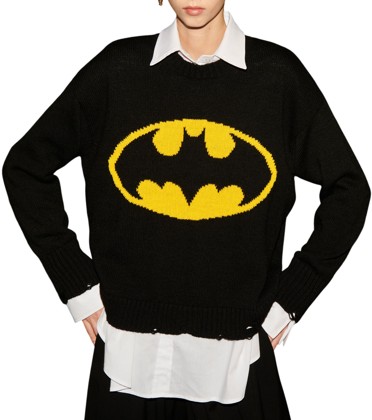 Aniye By maglia donna misto lana Bat nero 181501 00336 ANIYE BY