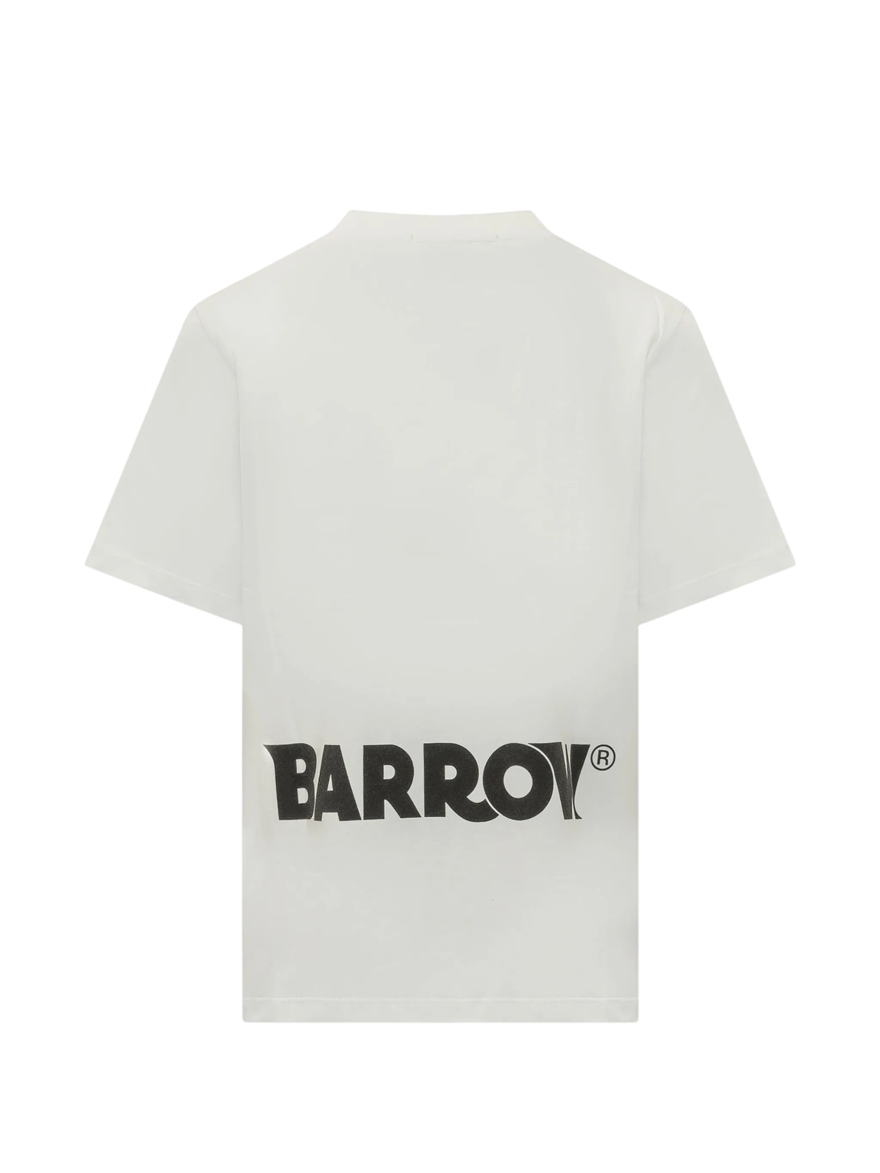 Barrow T-shirt manica corta unisex con stampe iconiche panna F6BWUATH013 002 BARROW
