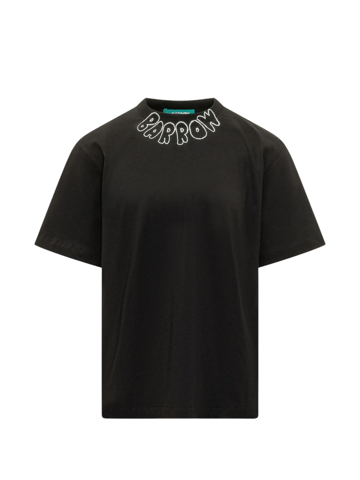 Barrow T-shirt manica corta unisex con logo nero F6BWUATH048 110 BARROW