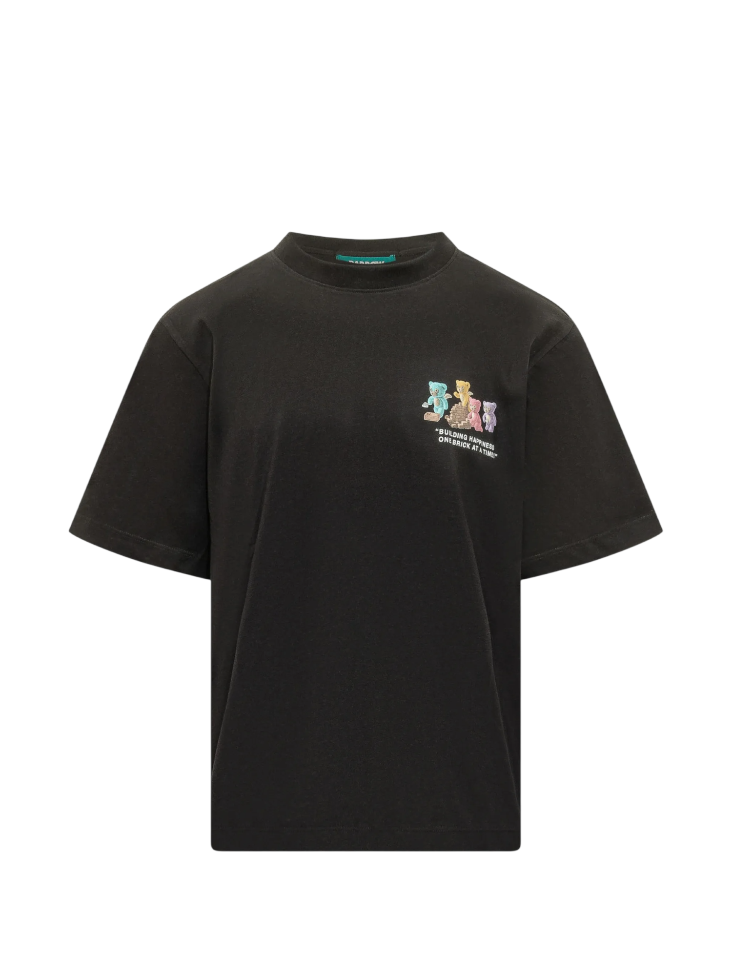 Barrow T-shirt unisex manica corta con stampe iconiche nero F6BWUATH062 110 BARROW