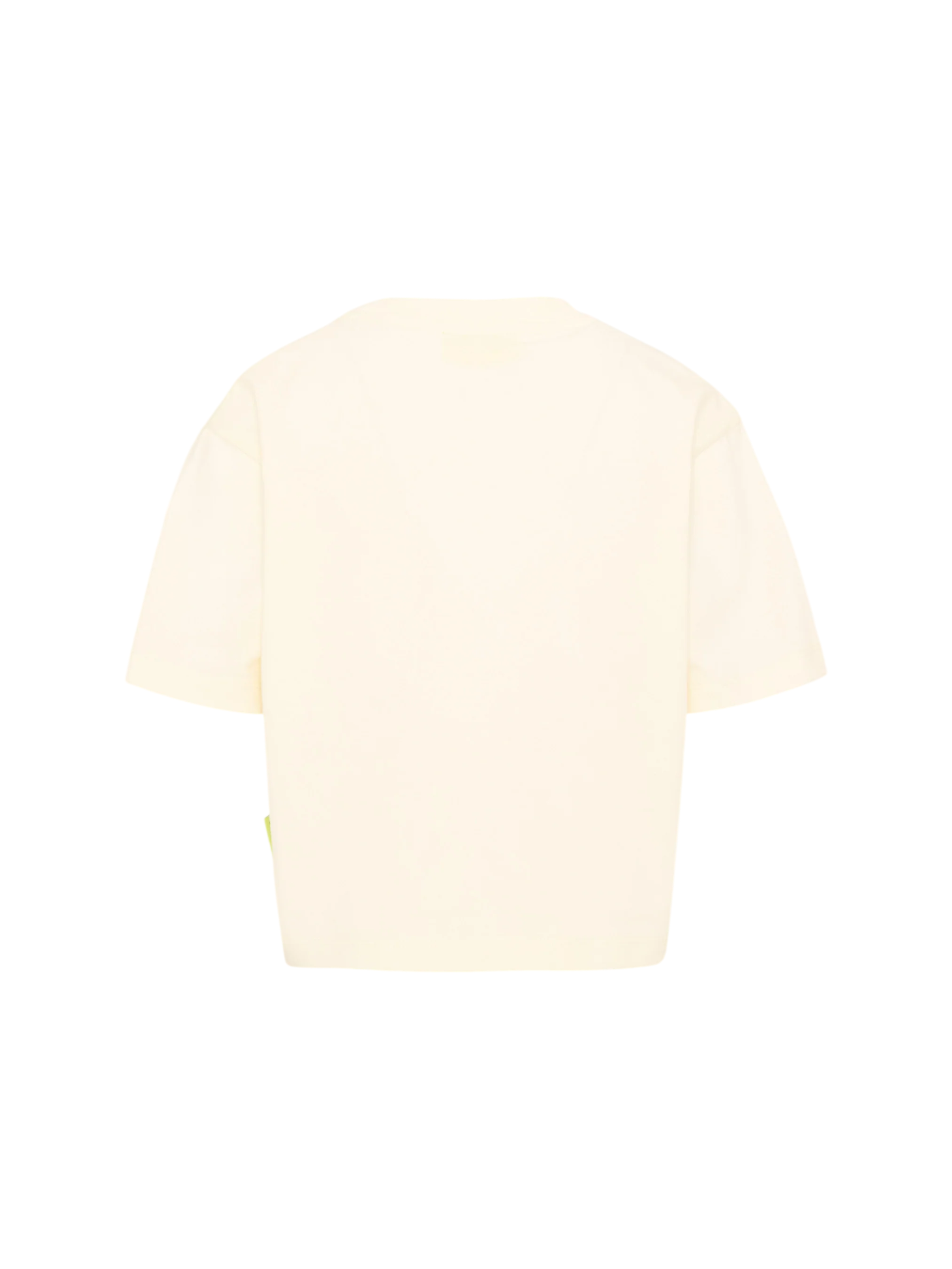 Barrow T-shirt bambina manica corta stampa logo panna F6BKJGTH011 013 BARROW KIDS